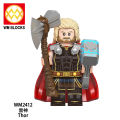 Single Sale Marvel Building Blocks Figures Thor Jane Foster Star Lord  Beta Ray Bill Gol the Godslayer Minifigure Building Bricks For Children Toys WM6146. 