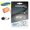 New Samsung BAR Plus 16/32/64/128 GB  Metal High Speed Flash Memory Stick USB Drive + FREE OTG adapter. 
