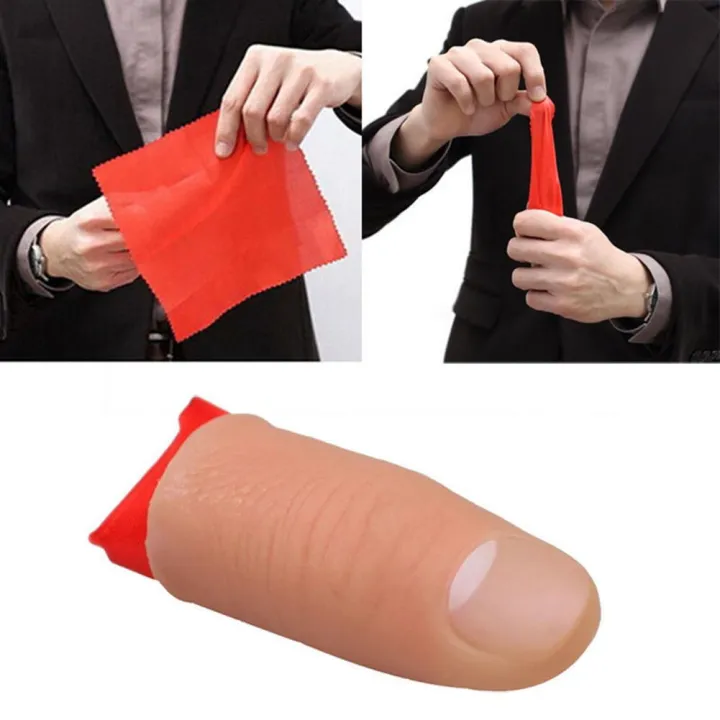 Magic%20Rubber%20Thumb%20Tip%20with%20Silk%20Vanish%20Appearing%20Finger%20Trick%20Props%20Toys%20-%20Image%203
