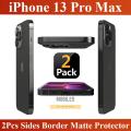 2PCS Apple iPhone 13 Pro Max Complete all Sides Border Protector For Apple iPhone 13 Pro Max - Matte Protector. 