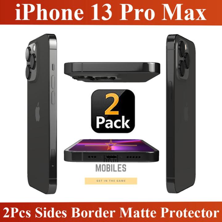2PCS Apple iPhone 13 Pro Max Complete all Sides Border Protector For Apple iPhone 13 Pro Max - Matte Protector