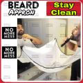 Male Beard Apron - GALAXY Men Haircut Apron Parachute Reusable Long Life Quality - Stay Clean While Shaving or Beard Trimmer Groomer - Men Appron For Top. 