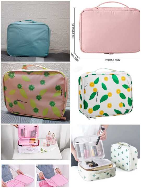 Travel Cosmetic Bag Women Makeup Bag Organizer Make Cosmetic Bag Case Storage Pouch Toiletry Beauty Kit Box