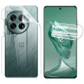 OnePlus 12 Front & Back Clear Jelly Protector Soft Film Protection Hydrogel Film Back Protector. 