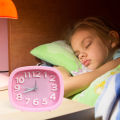 Table Clock Battery Operated Desktop Small Alarm Needle Clock. 