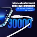 original 20W PD USB C Cable 2M for iPhone 14 13 12 11 8 Pro Max Fast Charging USB C Cable for iPhone 12 mini pro max Data USB Type C Cable. 