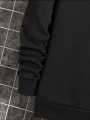 Men Black Dope Printed Hoodie In High Quality Fabric 1288. 