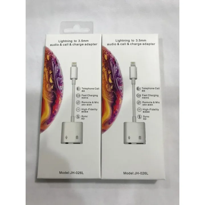 2in1%20ADAPTER%20JH-026L%20LIGHTNING%20TO%203.5MM%20PUBG%20AUDIO%20&%20CALL%20&%20CHARGE%20ADAPTER%20-%20Image%203