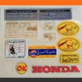 Sticker set honda bike 70cc for original look of bike. 