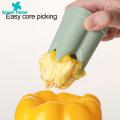 Green Home Pepper Core Removal Tool Serrated Chili Jalapeno Core Remover. 