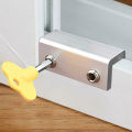 Sliding Windows Stopper Adjustable Single/Double Buckle Sliding Door Limiter Safety Lock. 