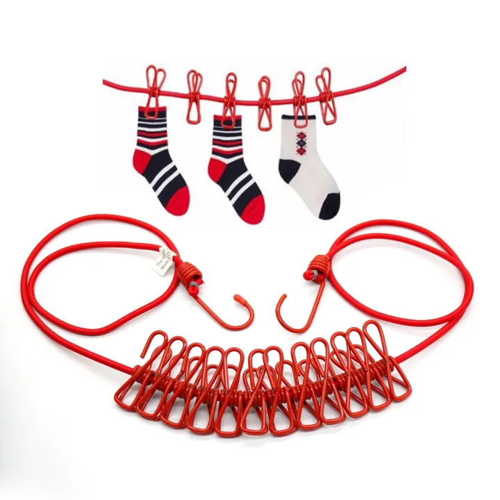 Multi%20Functional%20Portable%20Drying%20Rope%20with%2012%20Clips%20and%202%20Hooks,%20Travel%20Clothesline%20Rope%20Clothes%20Hanging%20Hook,%20Adjustable%20-%20Image%202
