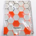 Paragon style Tiles Red Spiral Notebook. 