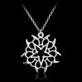 Mqchun Stainless Steel Rock Band Black Veil Brides Necklaces Veil Brides Bvb Merch Fob Logo Men Women Fans Necklace. 
