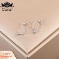 Carat Women Earrings Cute Spiral Cartilage Earrings. 