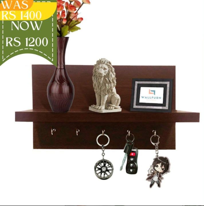 Wall Mounted Key Rack Hanging Stand Key Holder Keychain Rack  by Desire Decor