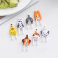 Set of 7 Animal Shape Fruit Fork for Bento Lunch Box Accessories Forks Kids. 
