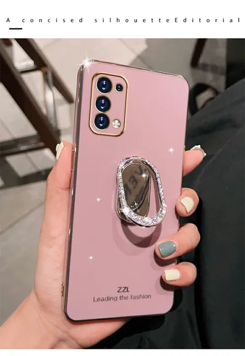 For%20OPPO%20A95%20/%20OPPO%20F19%20Back%20Cover%20+%20Rhinestone%20Ring%20Holder%20Stand%20Shiny%20Plating%20Square%20Bumper%20Girls%20Phone%20Case%20Soft%20TPU%20Silicone%20Shockproof%20Protective%20Cover%20-%20Image%206