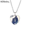 New Call Me By Your Name Pendant Necklace Glass Photo Jewelry Elio Oliver Heart Pendants Necklaces. 