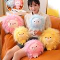 Childrenworld Lion Stuffed Toy Colorful Fluffy Hair Lion Plush Doll Soft Stuffed Animal Pillow for Kids Home Decor Perfect Gift for Girls Birthday Christmas Skin-friendly Lion Plushie. 