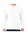Jack Beos Plain Cotton Sweatshirt For Men - White. 