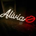 Customized NEON Sign Board - Name Plate - 4 Letters Alphabets. 