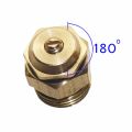 180Degree Flat Fan Nozzle Mist Atomizing Nozzle Garden Spinklers DN15 1/2" Adjustable Atomizing Spray Nozzle Brass Spray Nozzle. 