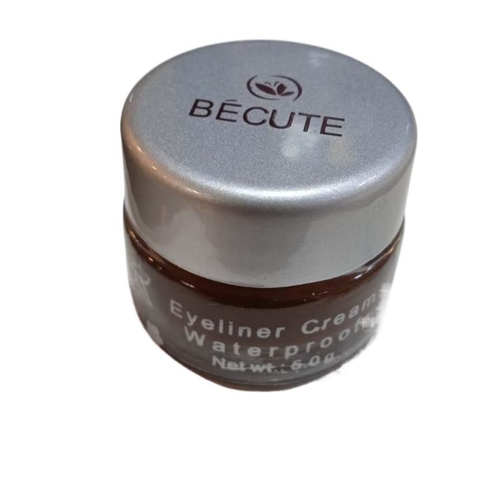 Becute Creamy Gel Eyeliner Black Waterproof With Brush