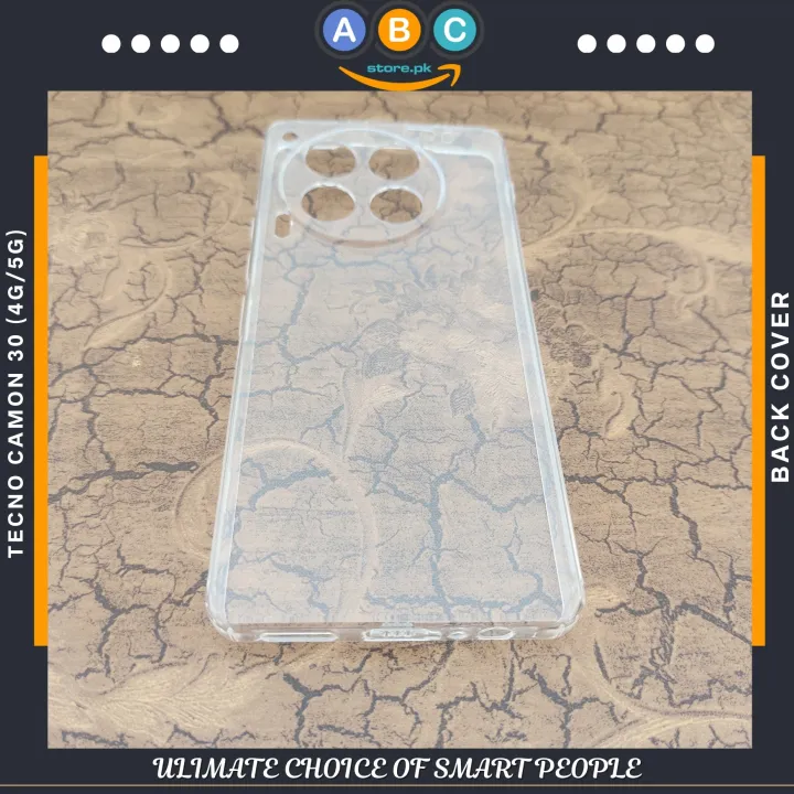 Tecno%20Camon%2030%20(4G/5G)%20Case,%20Soft%20TPU%20Ultra-Clear%20with%20Dust%20Plugs%20(NO%20Corner%20Bumpers)%20Back%20Cover%20for%20Camon30,%20tecnocamon30%20-%20Image%206