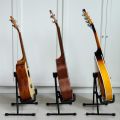 Rayzm Ukulele Stand, A-Frame Portable Little Metal Stand for Small Standard Instruments (Soprano/Concert/Tenor Ukulele & Mandolin), Folds Flat for Storage or Travel.. 