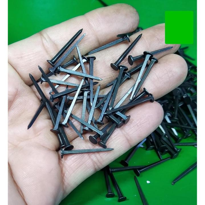 Pack of 120g (290pcs Approx) 1 inch Shoe Tacks Nails Fasteners Kheel Iron Chappal Sandal Shoes Wood Card board Screw SJ Online Mart