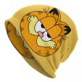 Garfields Cat Funny Meme Skullies Beanies Caps Cool Winter Warm Women Men Knit Hats Adult Unisex Cartoon Comic Bonnet Hats. 