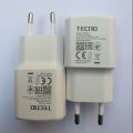 Tecno 18Watt 100% Original Charger | TECNO 18 Watt Genuine Charger Tecno Charger Original 18w Fast Charging Box Pulled Out Adapter with Type-C Data Cable And Micro Data Cable For Tecno - Android Phones. 