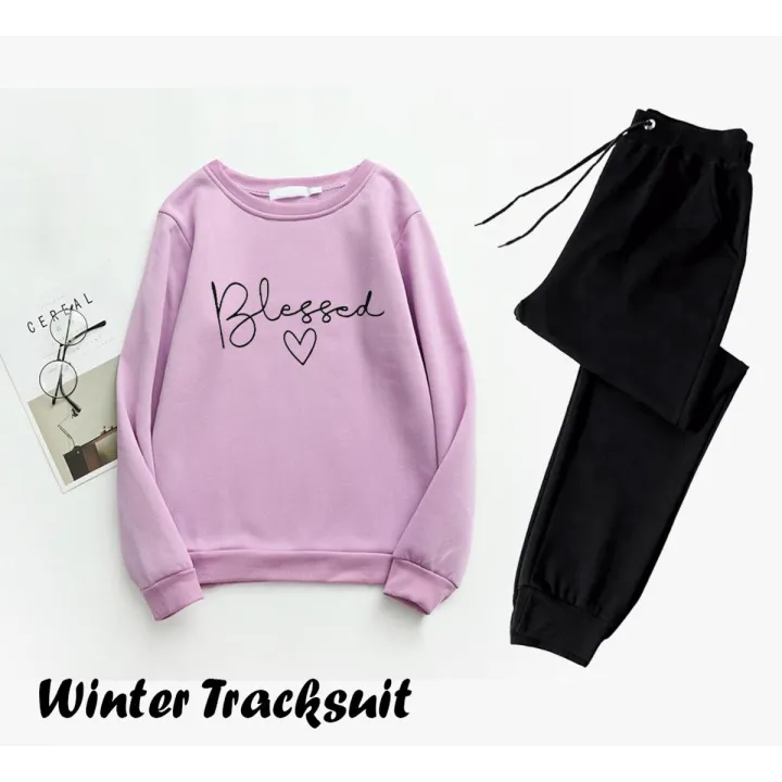 Trendy%20Fashion%20Blessed%20Printed%20Tracksuits%20Fabric%20Fleece%20and%20Thick%20Sweatshirts%20&%20Trouser%20for%20Winter%20Elegant%20Track%20suits%20for_Women%20Trendy_Casual_Wear%20Track_Suits%20Collection%20-%20Image%202