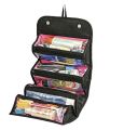 Makeup Organizer & Cosmetic Bag - Black. 