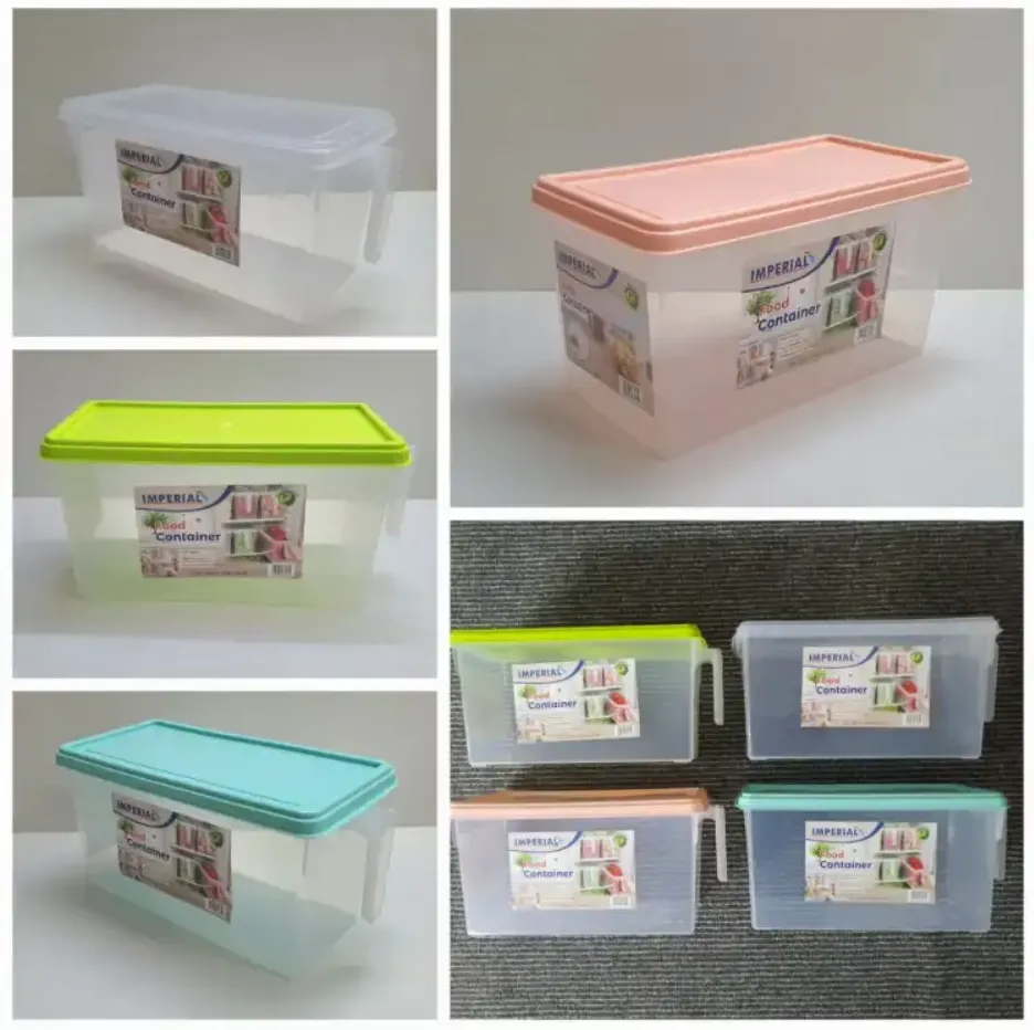 Space Saving Plastic Food Storage Container With Lid (Mix/Random Color ...