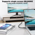 Thunderbolt 4 Cable USB4 40Gbps Data Transfer Cable 8K@60Hz UHD Video Cable PD240W Fast Charging For Laptops eGPU Phone MacBook. 