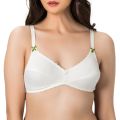 Bebelle, Klassilk, Bra for girls and women, Casual Bra, Dual Layer Bra, Vanilla, B Cup/C Cup. 