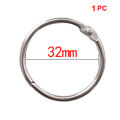 High Quality 2/3/5/10Pcs Metal Ring Hinged Ring Binder 32mm DIY Albums Loose-leaf Book Hoops Opening Office Binding Supplie Photo Album. 