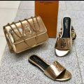 Good Will Combo Set – Affordable Flats Slippers and Handbag Set for Women. 