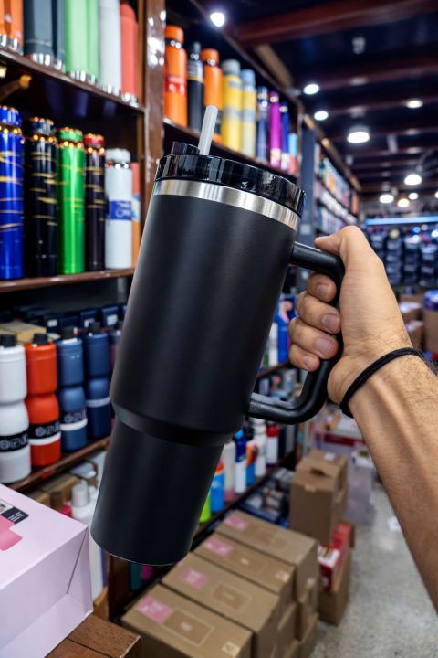 Stanley%20Style%20Tumbler%204Ooz%201200ML%20With%20Handle%20&%20Straw%20%E2%80%93%20Stainless%20Steel%20Vacuum%20Insulated%20Travel%20Mug%20/%20Double%20Wall%20Coffee%20Thermos%20for%20Hot%20&%20Cold%20Drinks%20/%20FlowState%20Water%20Bottle%20for%20Gym,%20Office,%20Outdoor%20Premium%20Hydration%20Mug%20for%20Travel%20&%20Daily%20Use%20-%20Image%208