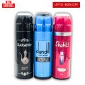 Body Spray Men Pack of 3 | Big Bottle 200ml Darahim By Freshrite  | Shahlis By Freshrite | Dundill Blue By Freshrite Value Budget Pack Men and Women Gift Pack  Long-lasting  Ladies Gents | Boys and Girls Imported High Quality Value Budget Pack Price. 