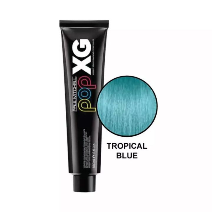 ZU Paul Mitchell’s POP XG Semi Permanent Hair Color 180ml Tube - Tropical Blue