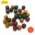 30 Pcs Bead Girl Multi Glitter Round Plastic Beads are great for creative projects. 