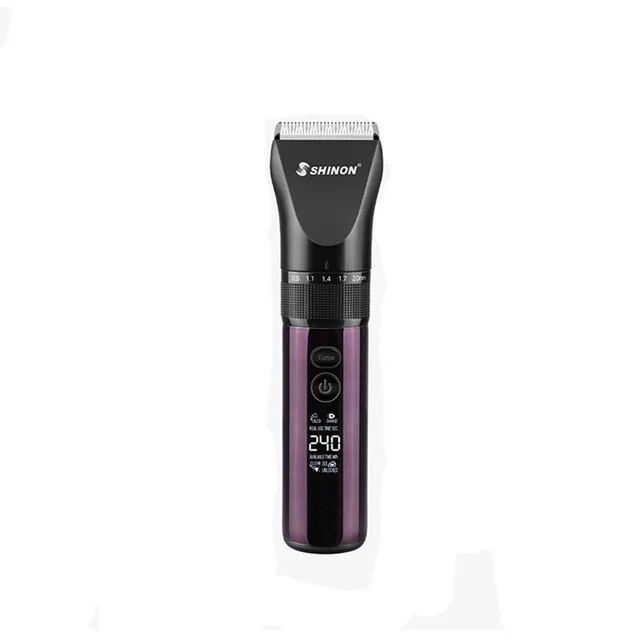 SHINON SH-7627 Professional Electric Hair Trimmer with LCD