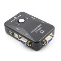 2 Port USB VGA KVM Switch Box For Mouse Keyboard Monitor Sharing Computer PC. 