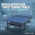 FOT Professional Butterfly Table Tennis Table 8 Wheels Standard Size 9x5 FT Quick Assembly, Playback Mode, Space Saving Storage, Tournament Size (Table Only). 