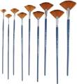 Dan Yi Artist's Fan Brush Set Of 5Pcs. 