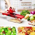 6 In 1 Multifunctional Vegetable Cutter Mandoline Slicer Chopper Potato Peeler Carrot Cheese Grater Shredder Kitchen Accessories. 