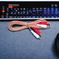 3.5mm Stereo Male to Male 2 RCA Audio Speaker AUX Cable Cord 2 in 1 Audio Cable best wire fo amplifer and speakers. 